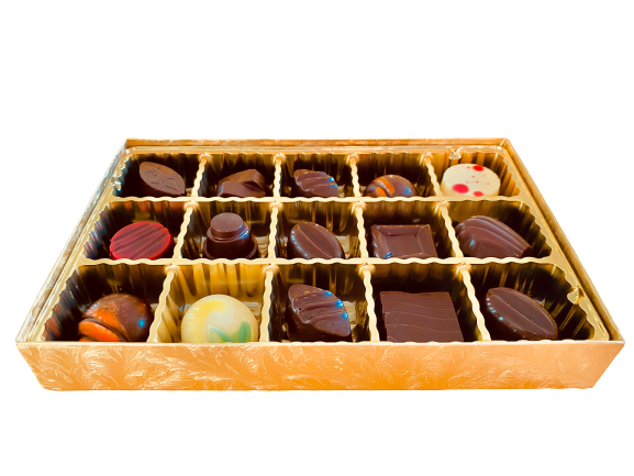 15 units Luxury Assorted Chocolates 5.64Oz (160g)