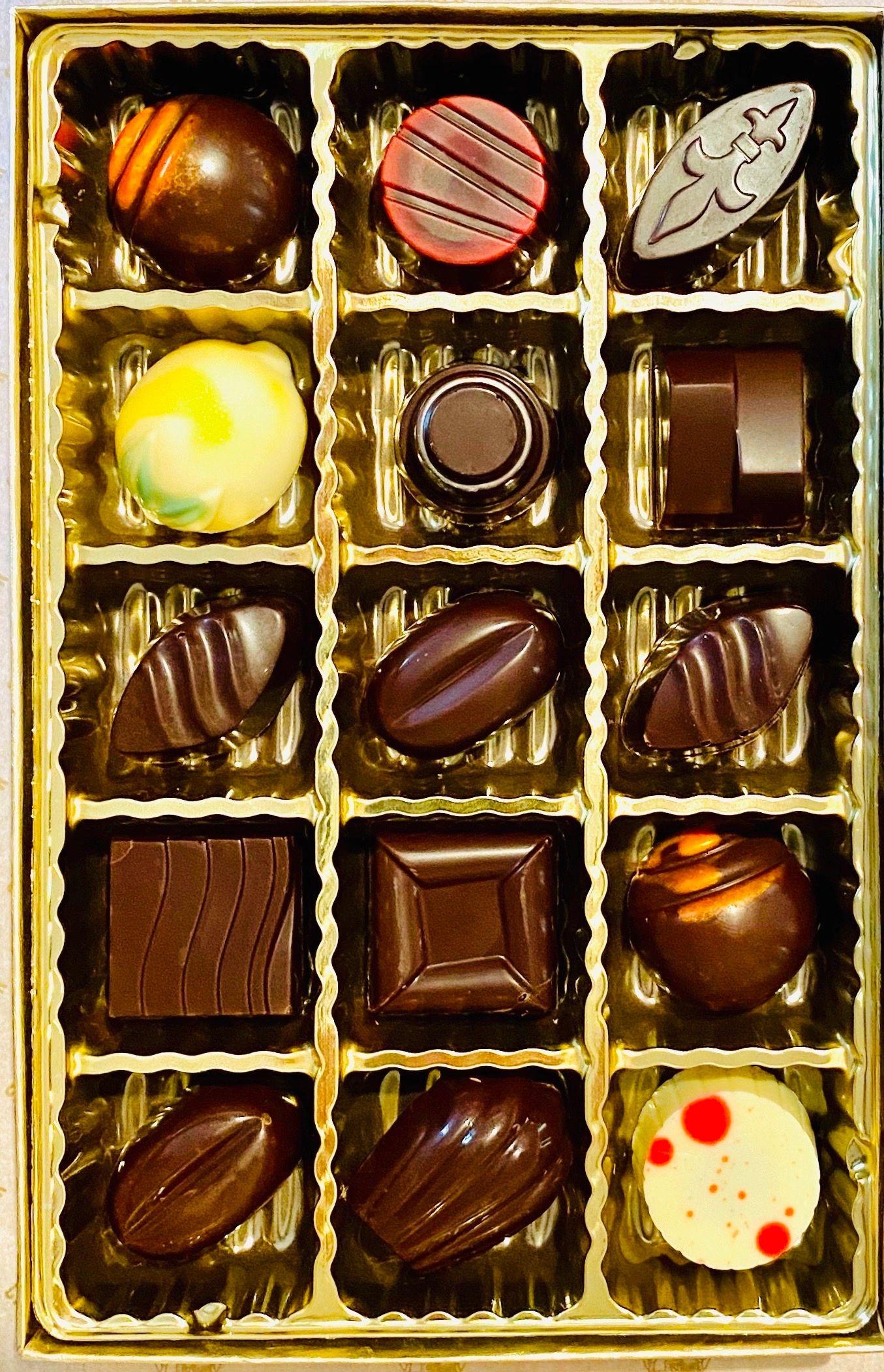 15 units Luxury Assorted Chocolates 5.64Oz (160g)